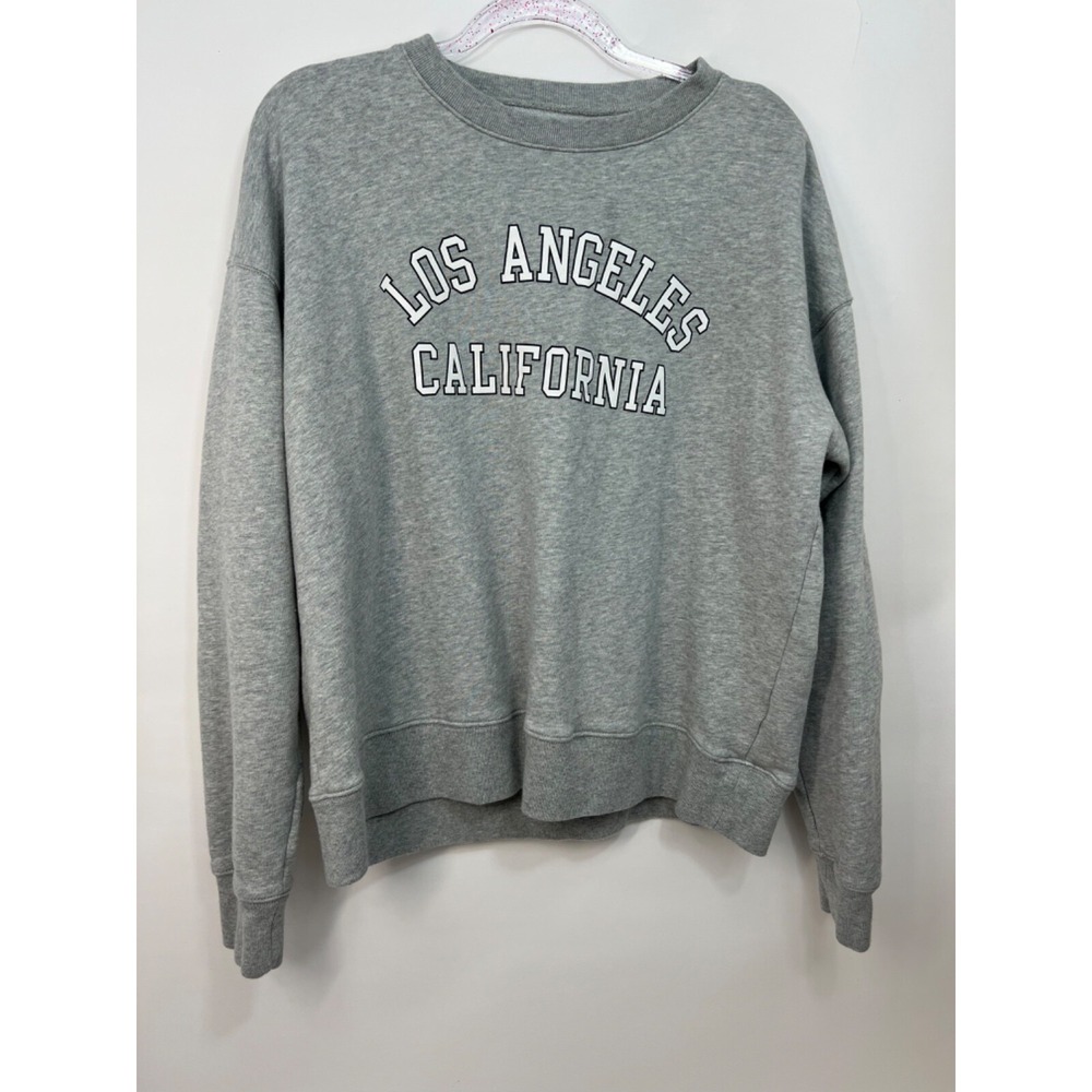 Aeropostale Unisex Size M Sweatshirt‎ Gray Los Angeles California Spelled Out